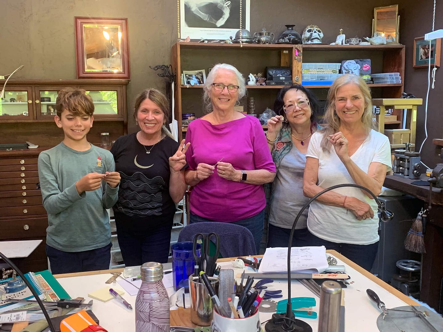 Beginning Metal Smithing Group photo